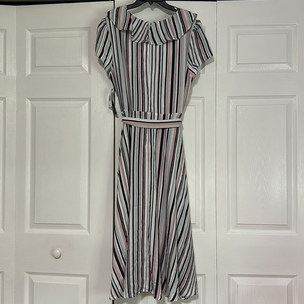 Striped Ruffle Dress - Picture 5 of 7